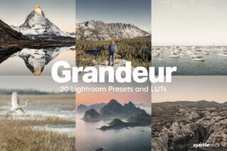 20 Grandeur Lightroom Presets and LUTs
