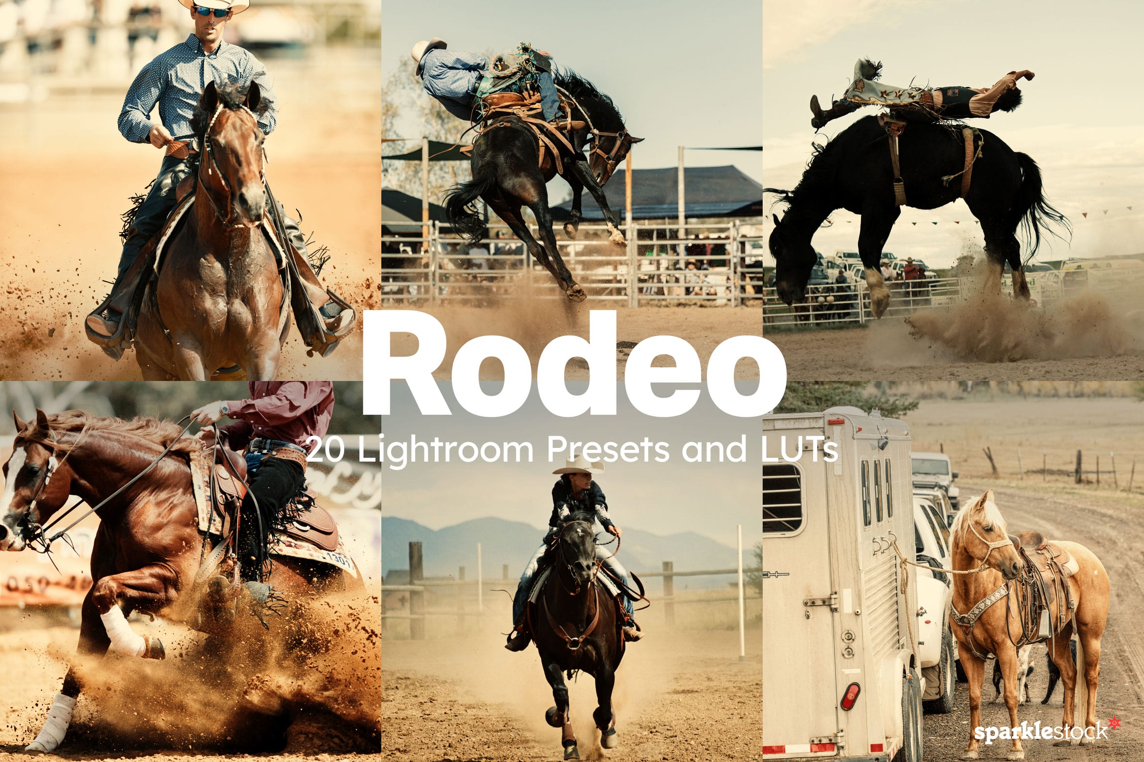 20 Rodeo Lightroom Presets and LUTs