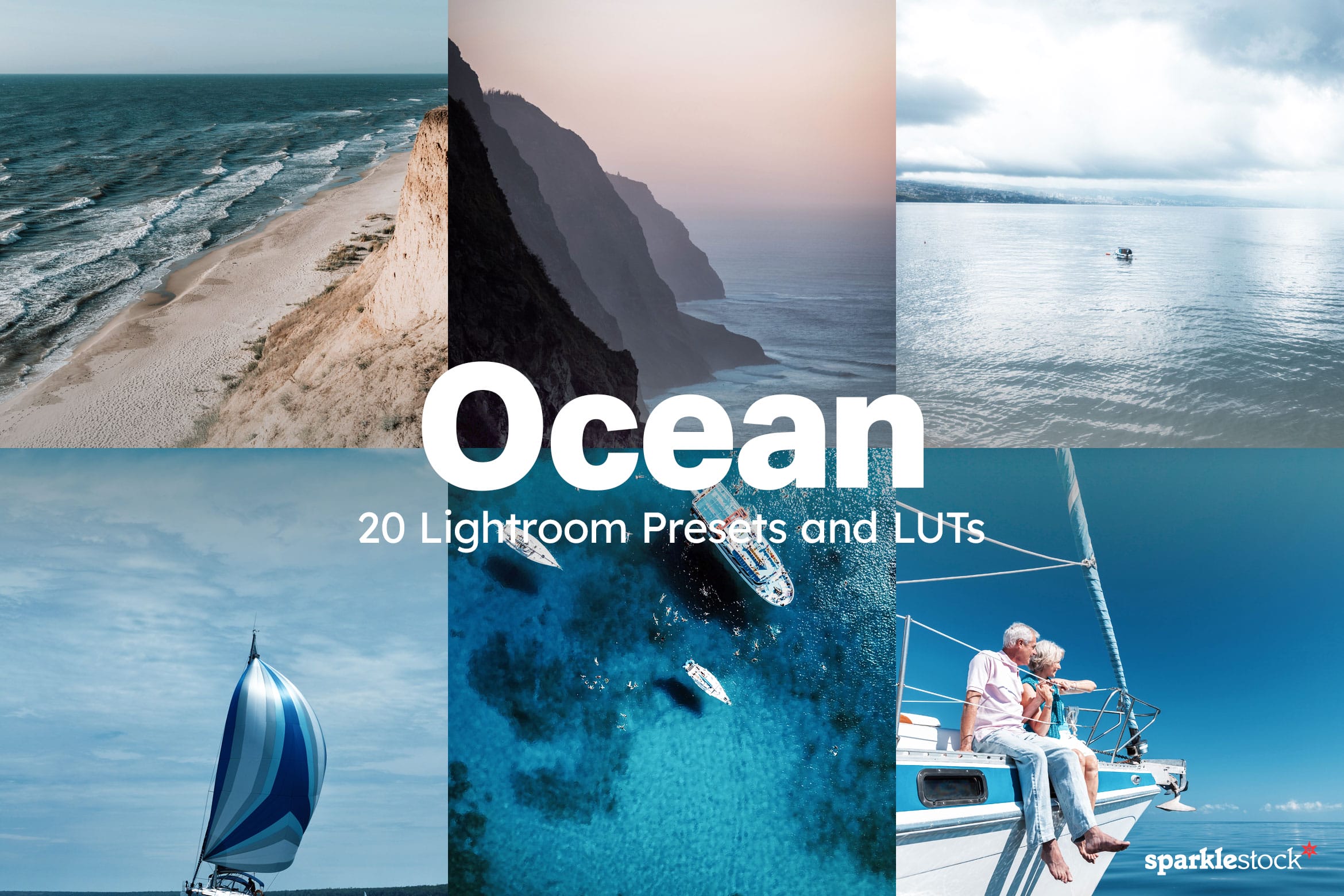 20 Ocean Lightroom Presets and LUTs