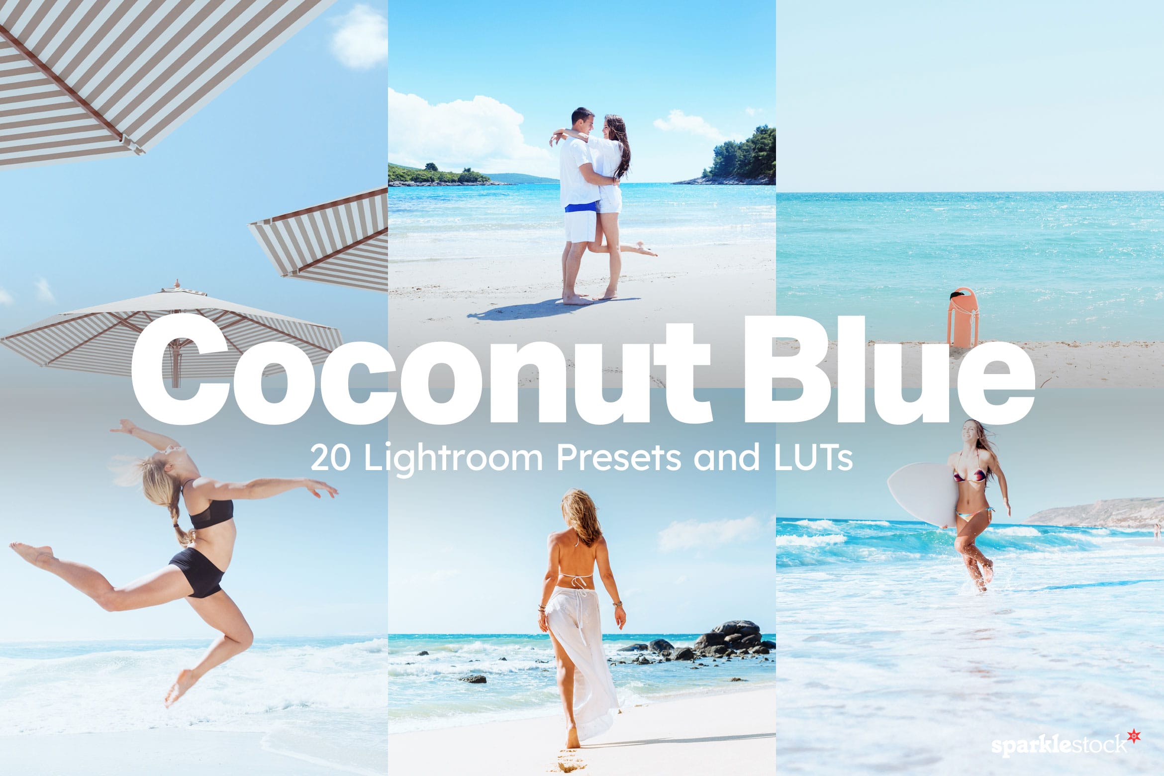 20 Coconut Blue Lightroom Presets and LUTs