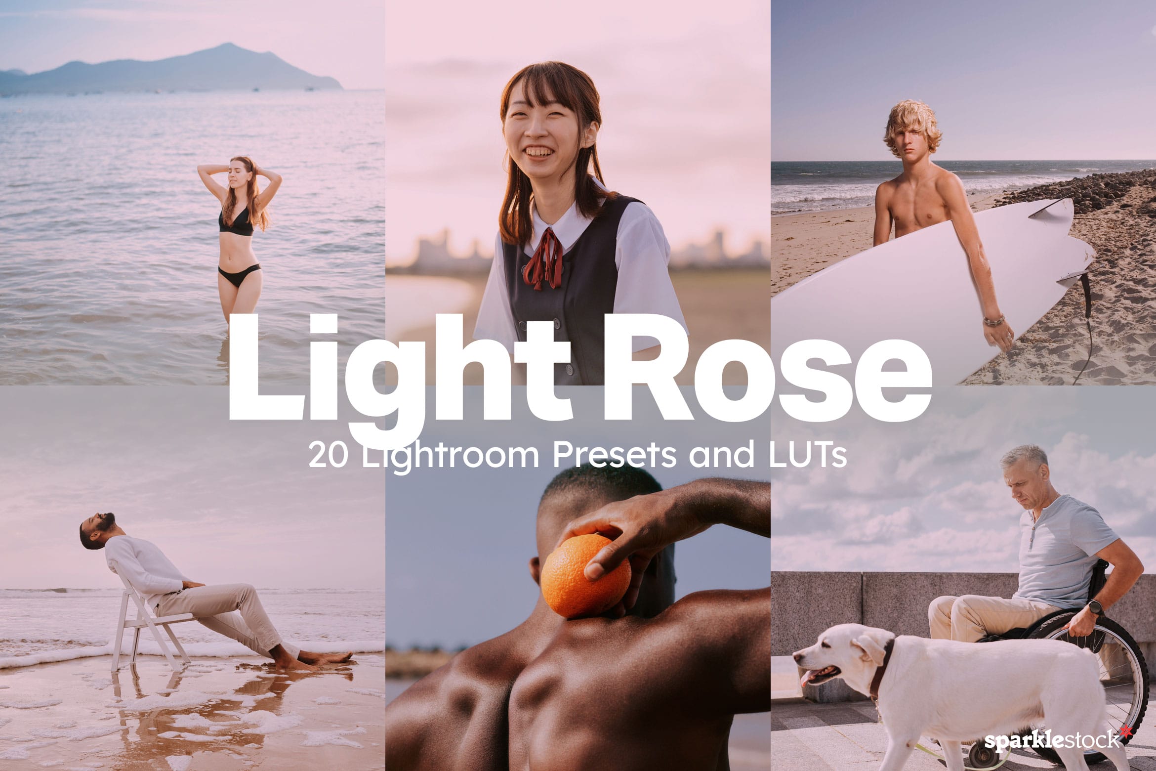 20 Light Rose Lightroom Presets and LUTs