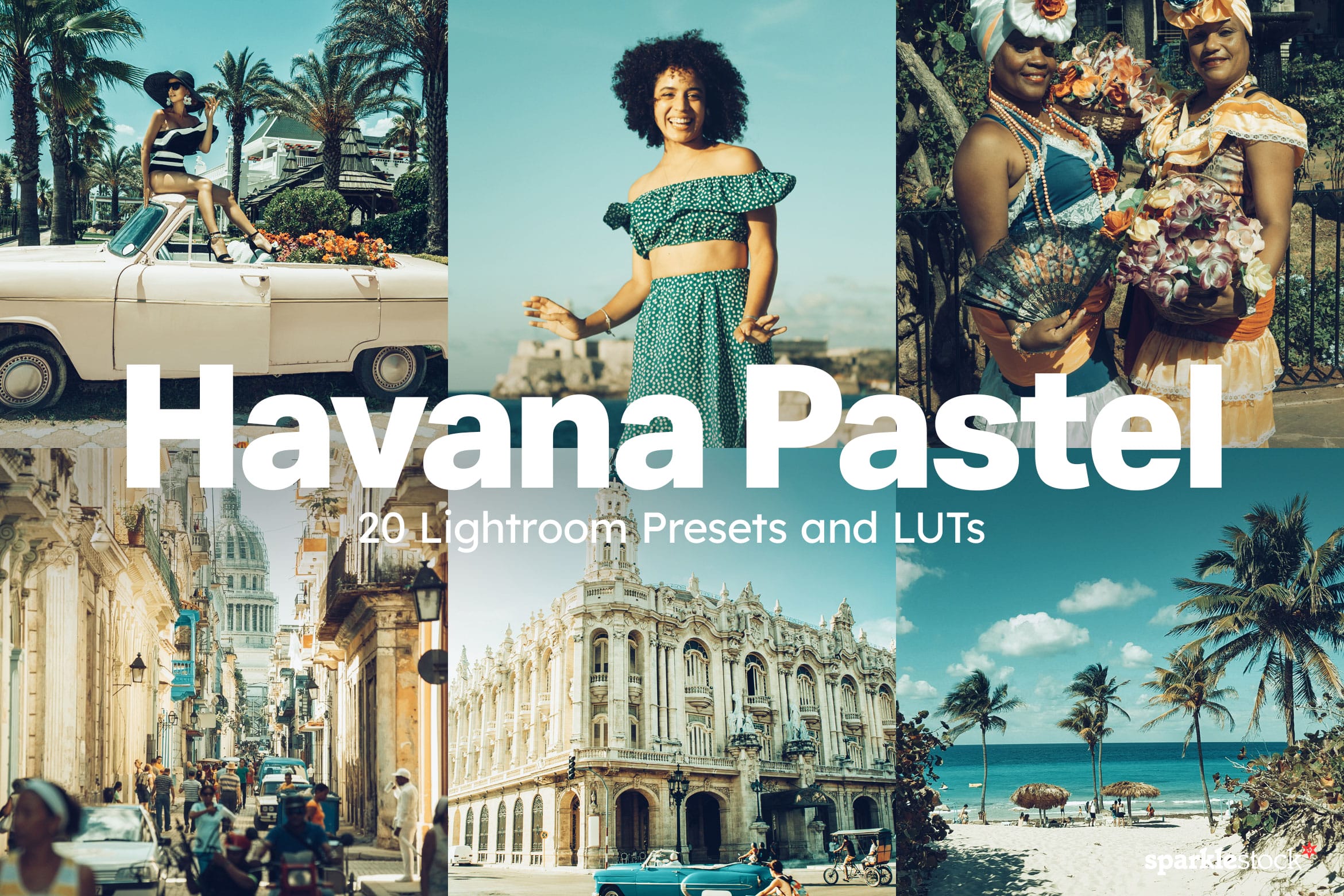 20 Havana Pastel Lightroom Presets and LUTs