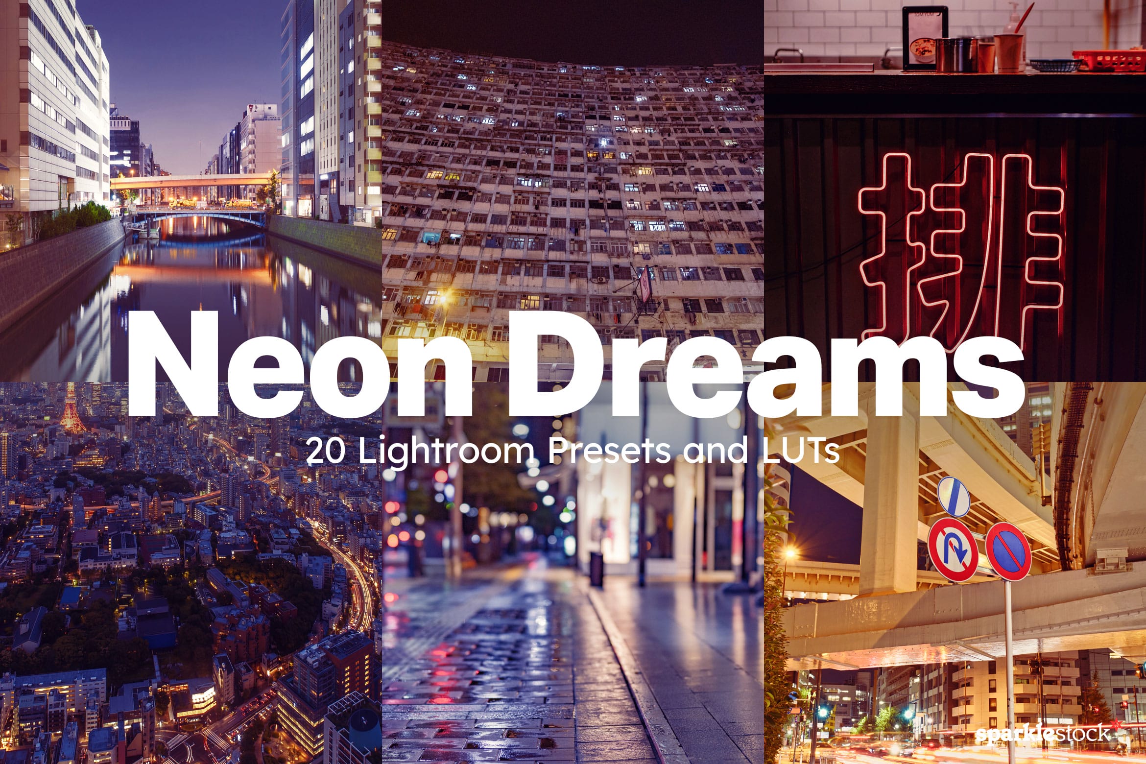 20 Neon Dreams Lightroom Presets and LUTs