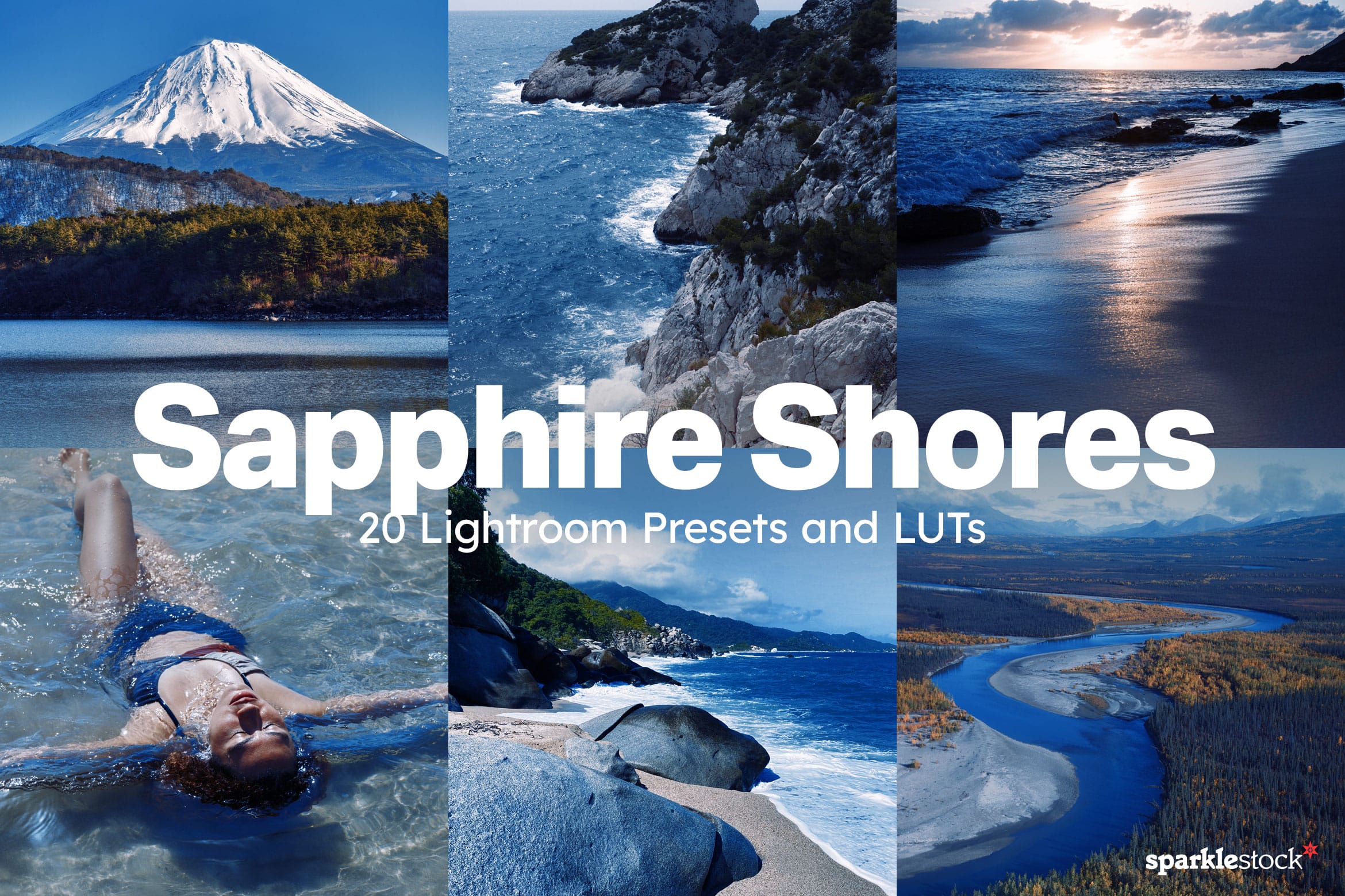 20 Sapphire Shores Lightroom Presets and LUTs