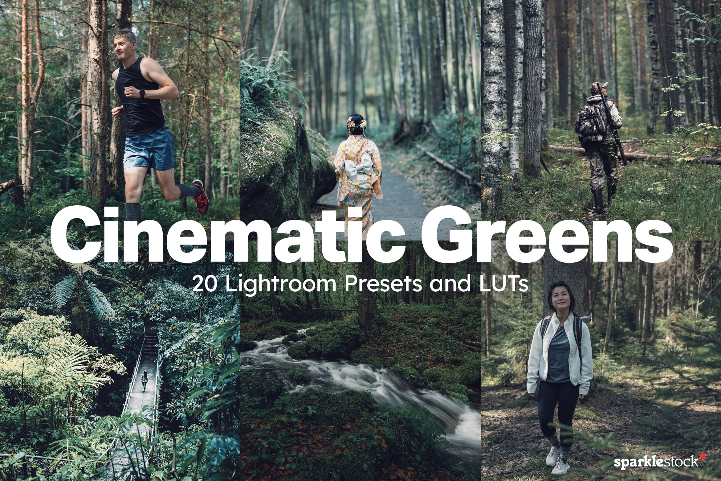 20 Cinematic Greens Lightroom Presets and LUTs