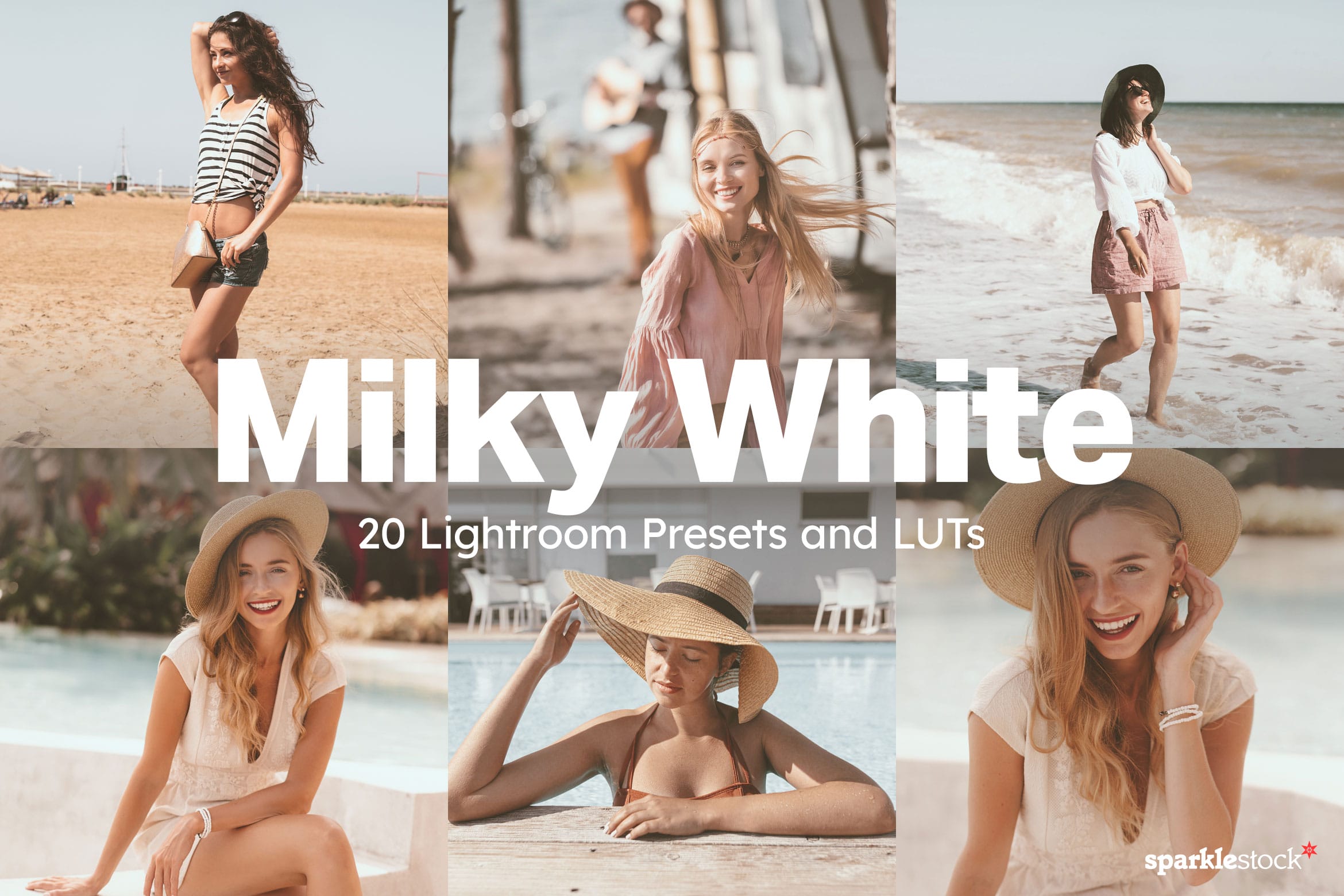 20 Milky White Lightroom Presets and LUTs