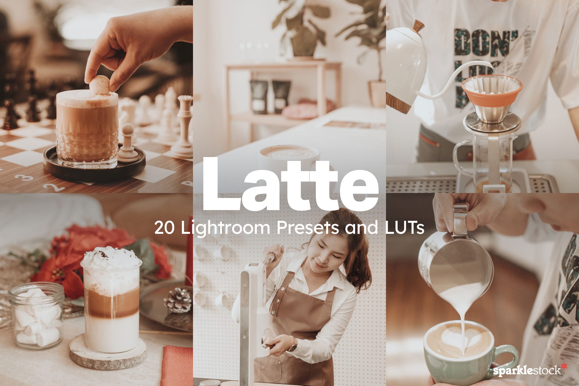 20 Latte Lightroom Presets and LUTs