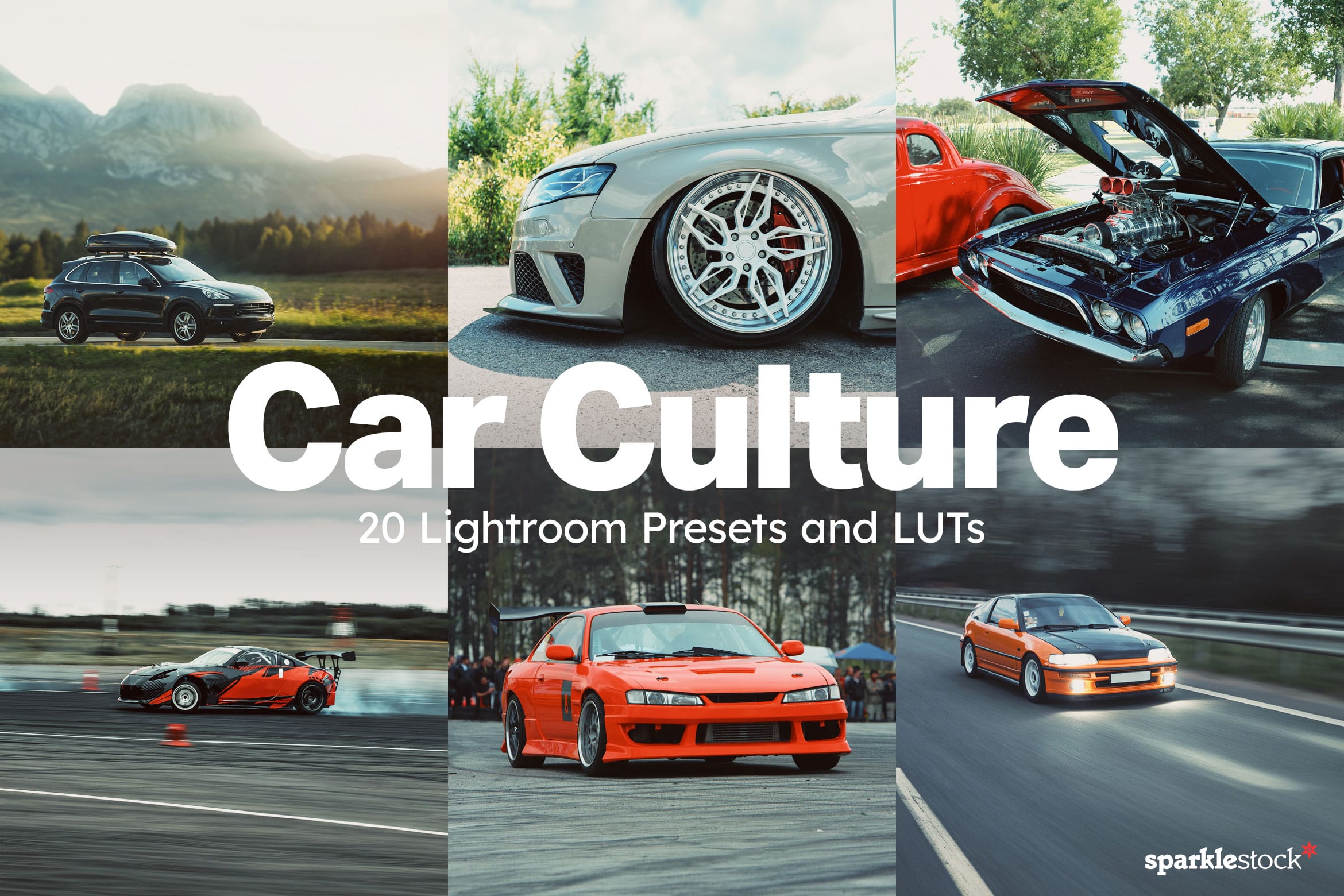 20 Car Culture Lightroom Presets and LUTs