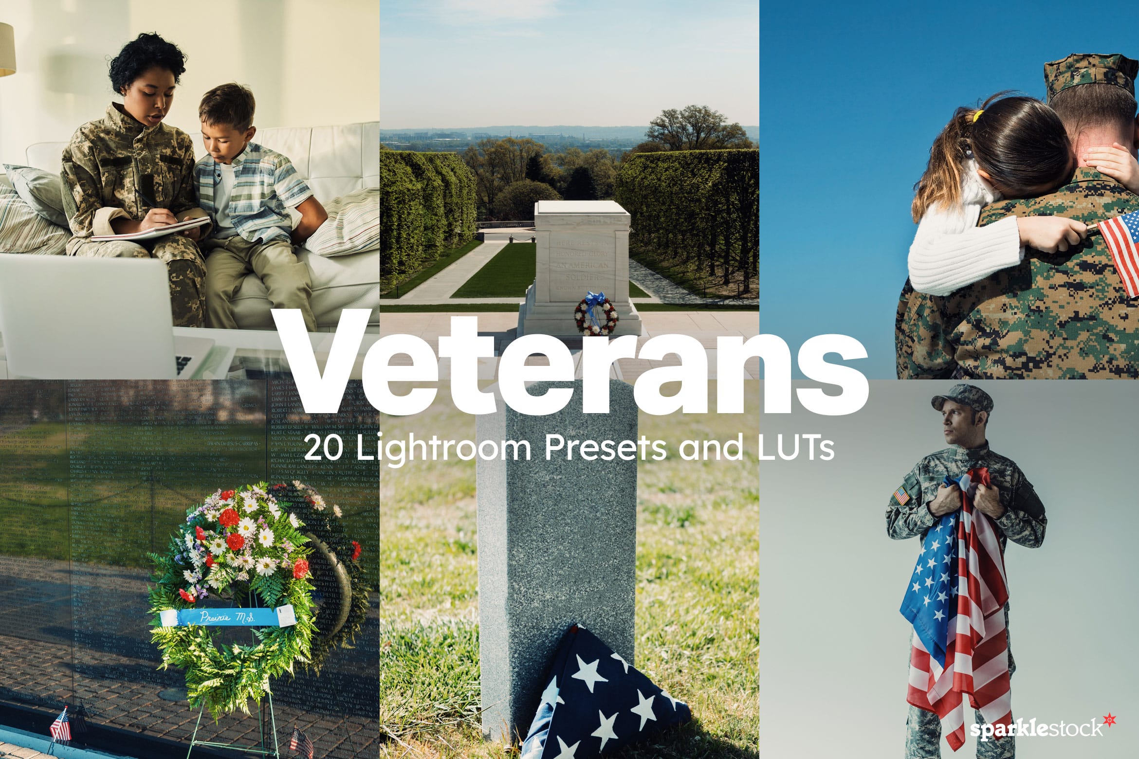 20 Veterans Lightroom Presets and LUTs