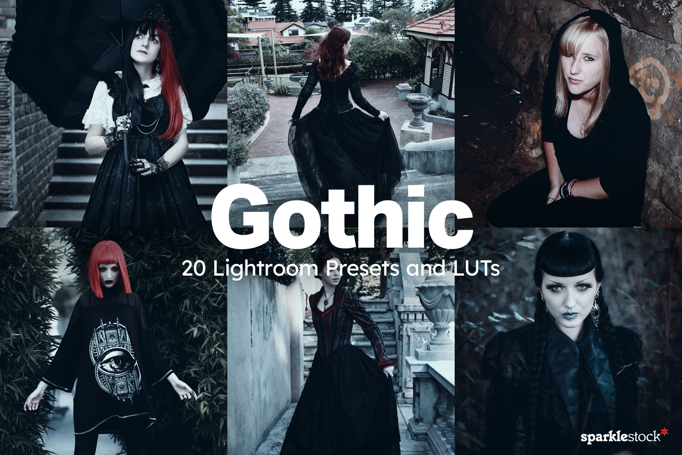 20 Gothic Lightroom Presets and LUTs