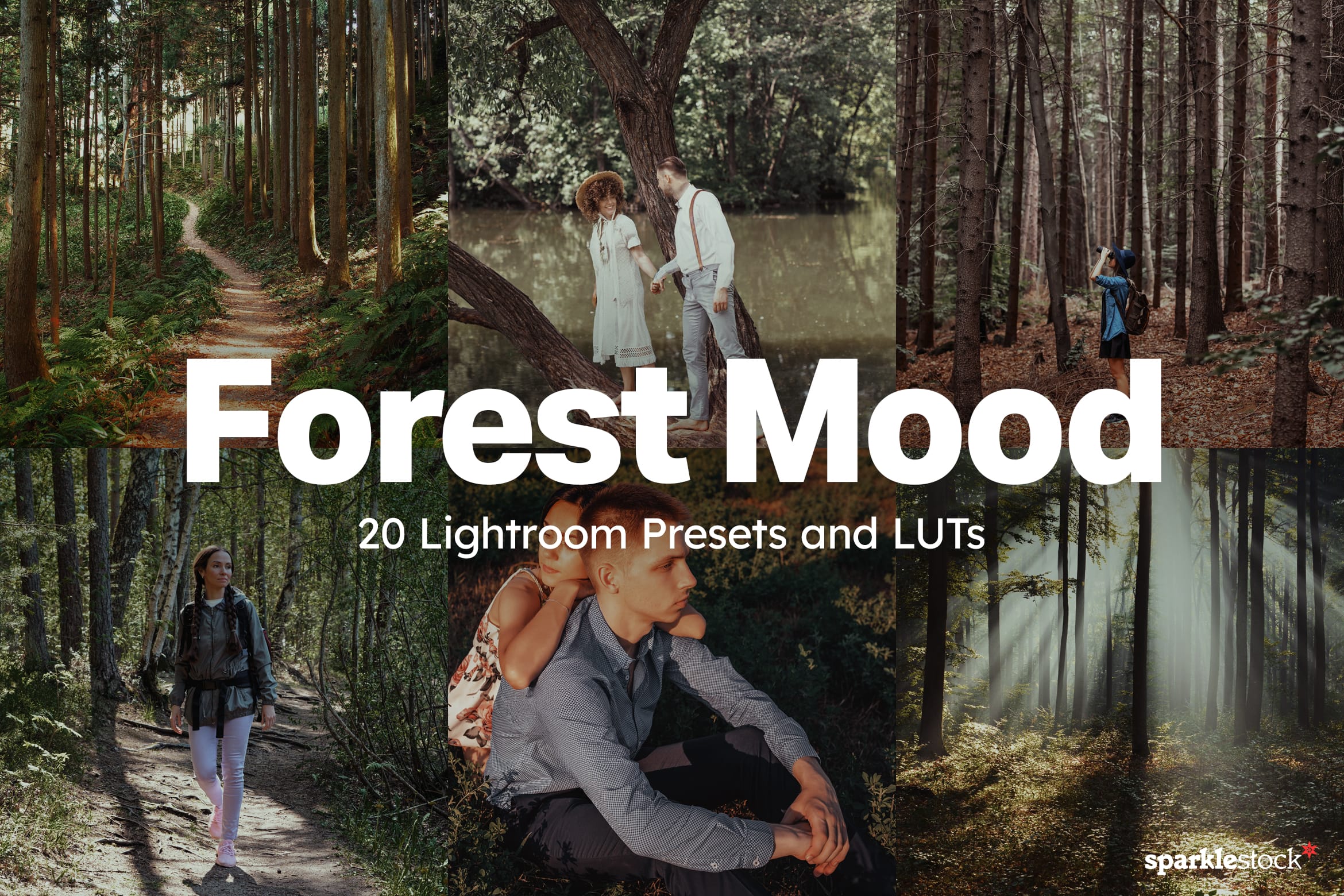 20 Forest Mood Lightroom Presets and LUTs