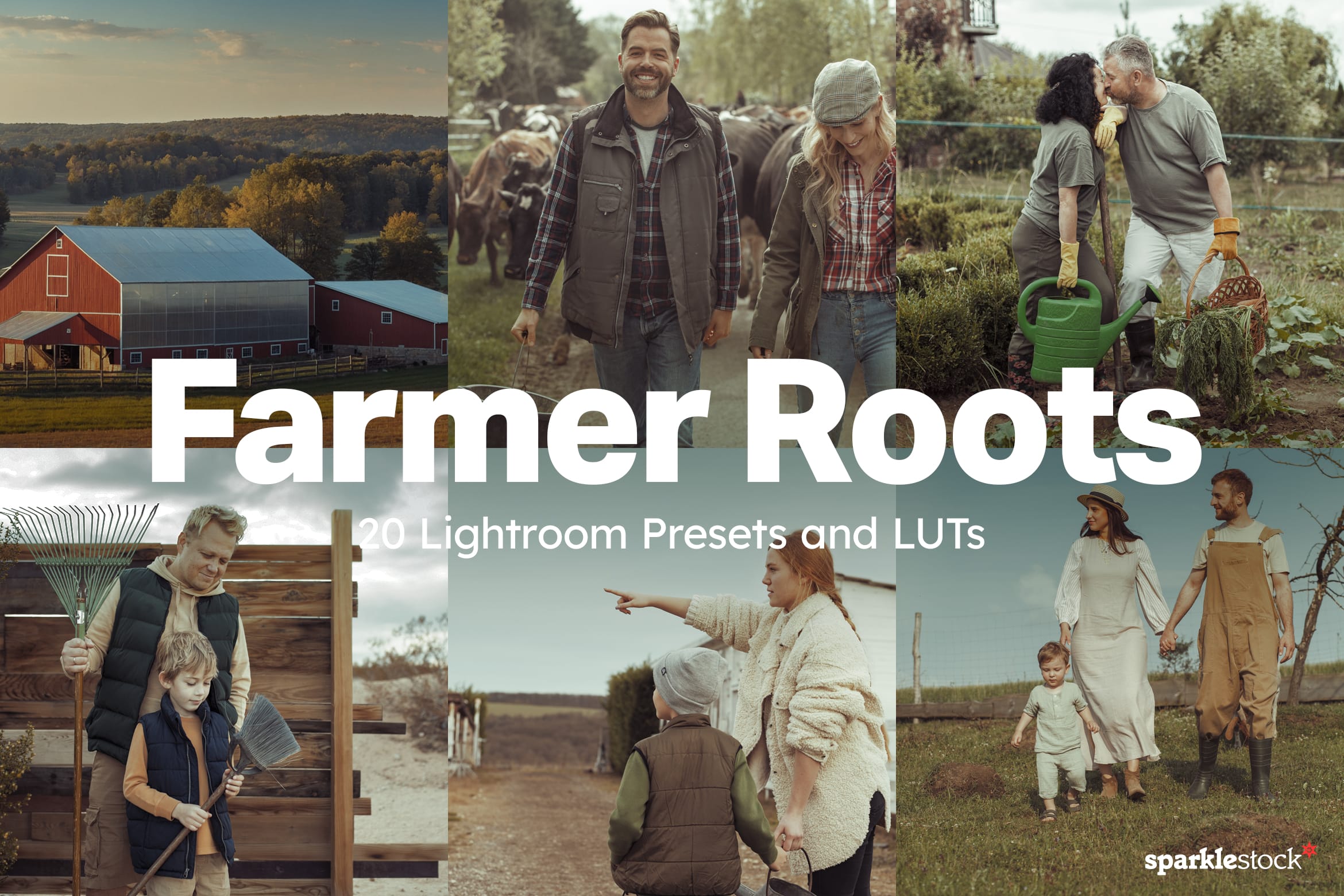 20 Farmer Roots Lightroom Presets and LUTs