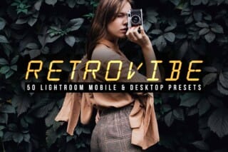 50 Retrovibe Lightroom Presets and LUTs