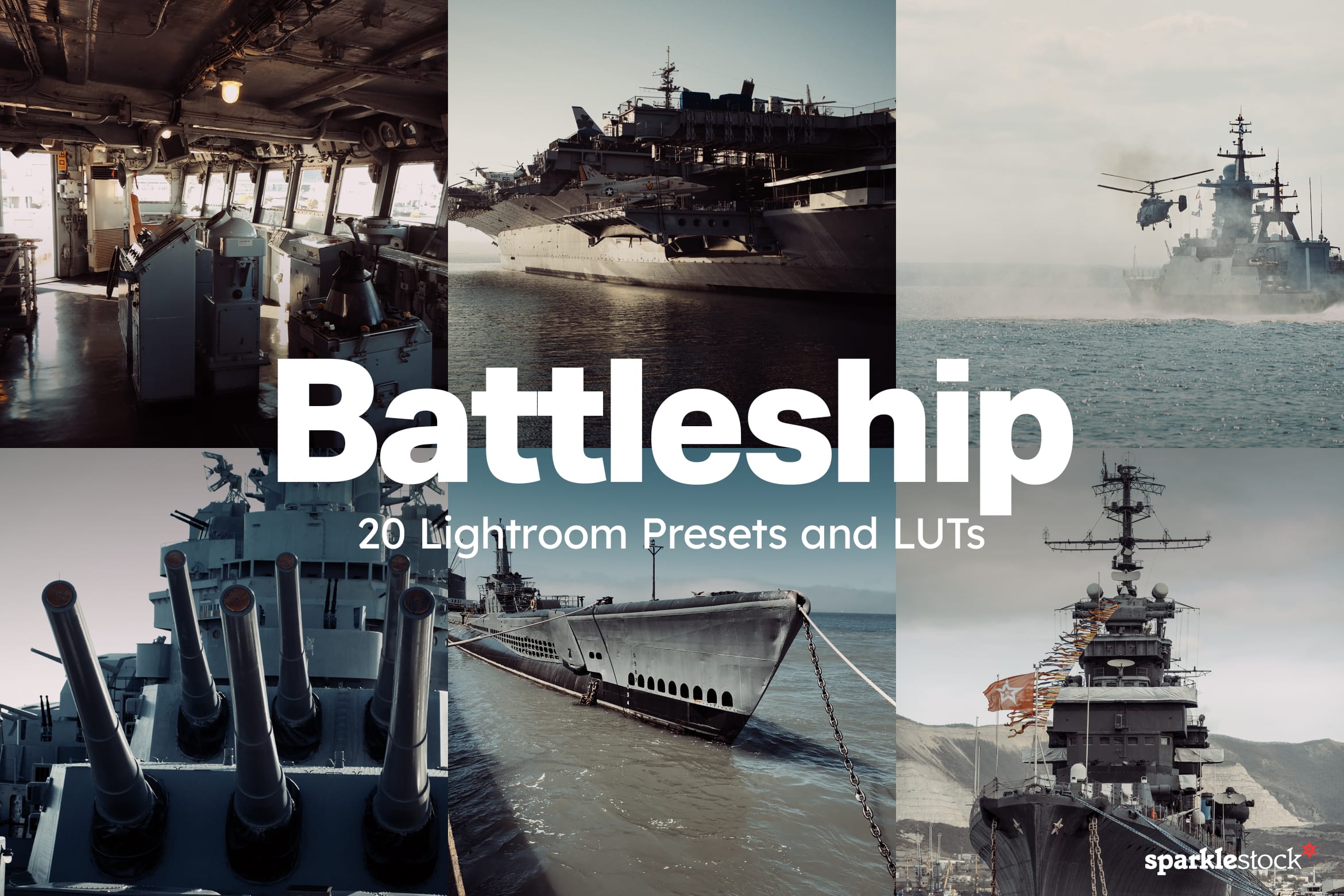 20 Battleship Lightroom Presets and LUTs