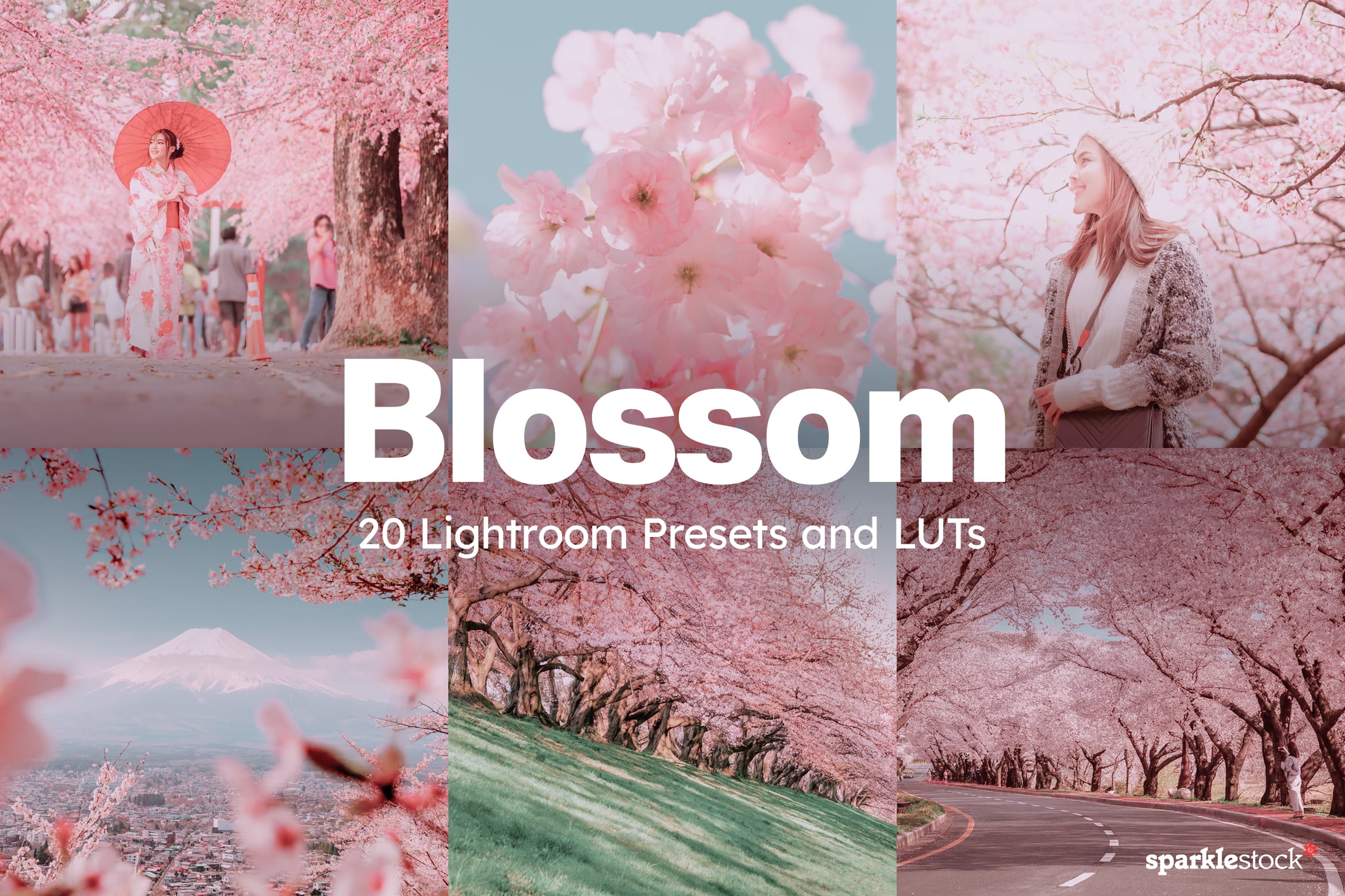 20 Blossom Lightroom Presets and LUTs