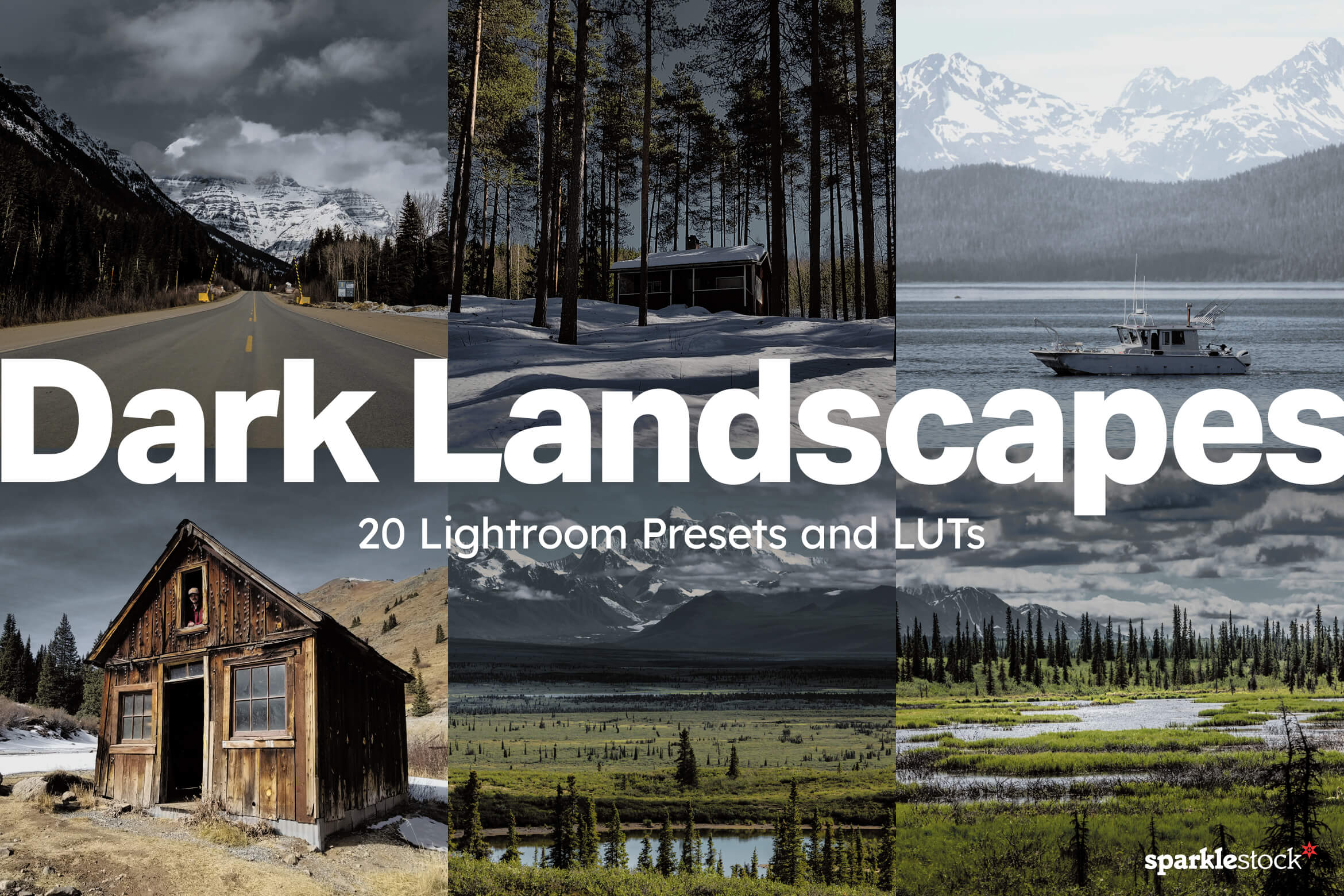 20 Dark Landscapes Lightroom Presets and LUTs