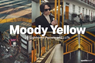 20 Moody Yellow Lightroom Presets and LUTs