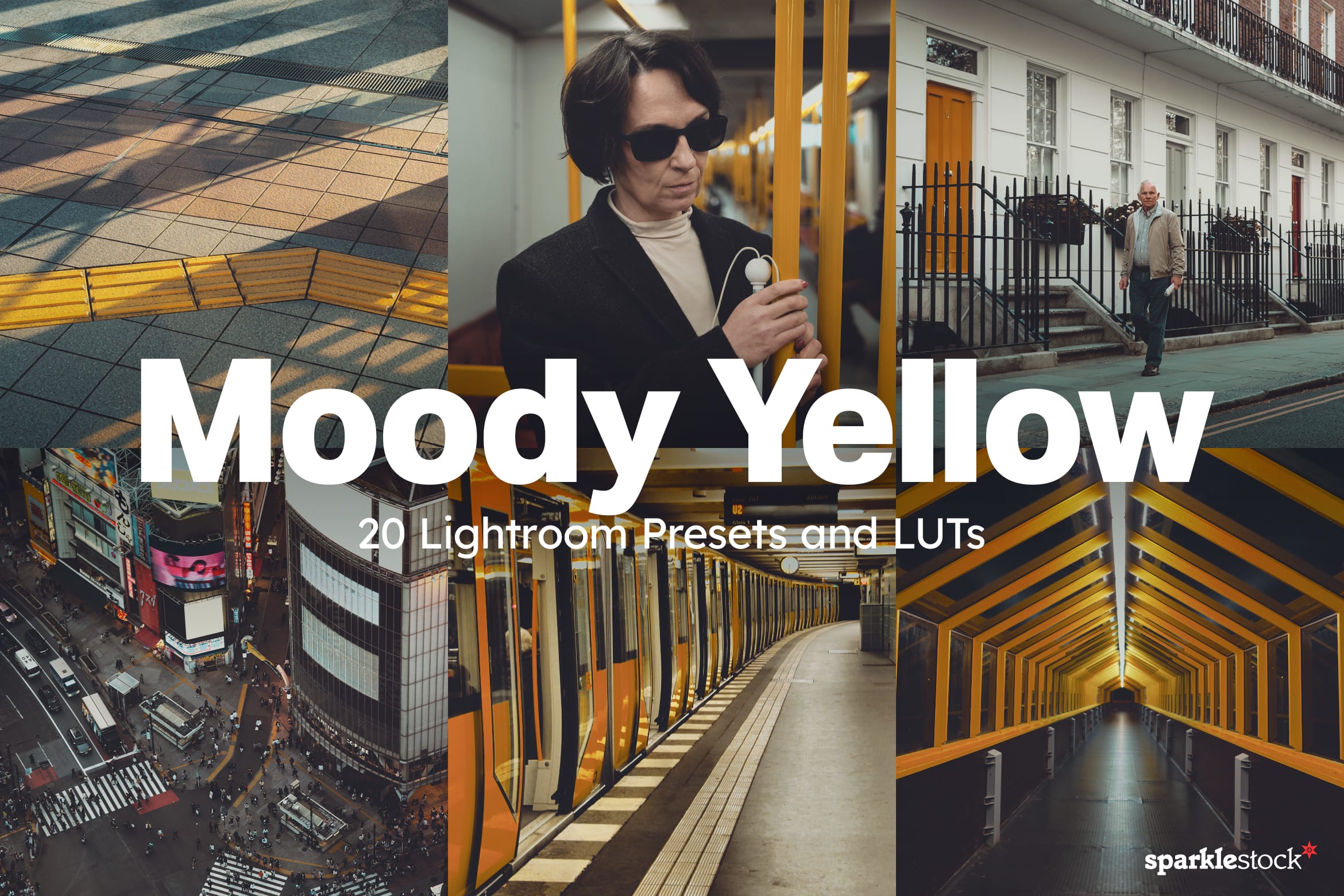 20 Moody Yellow Lightroom Presets and LUTs