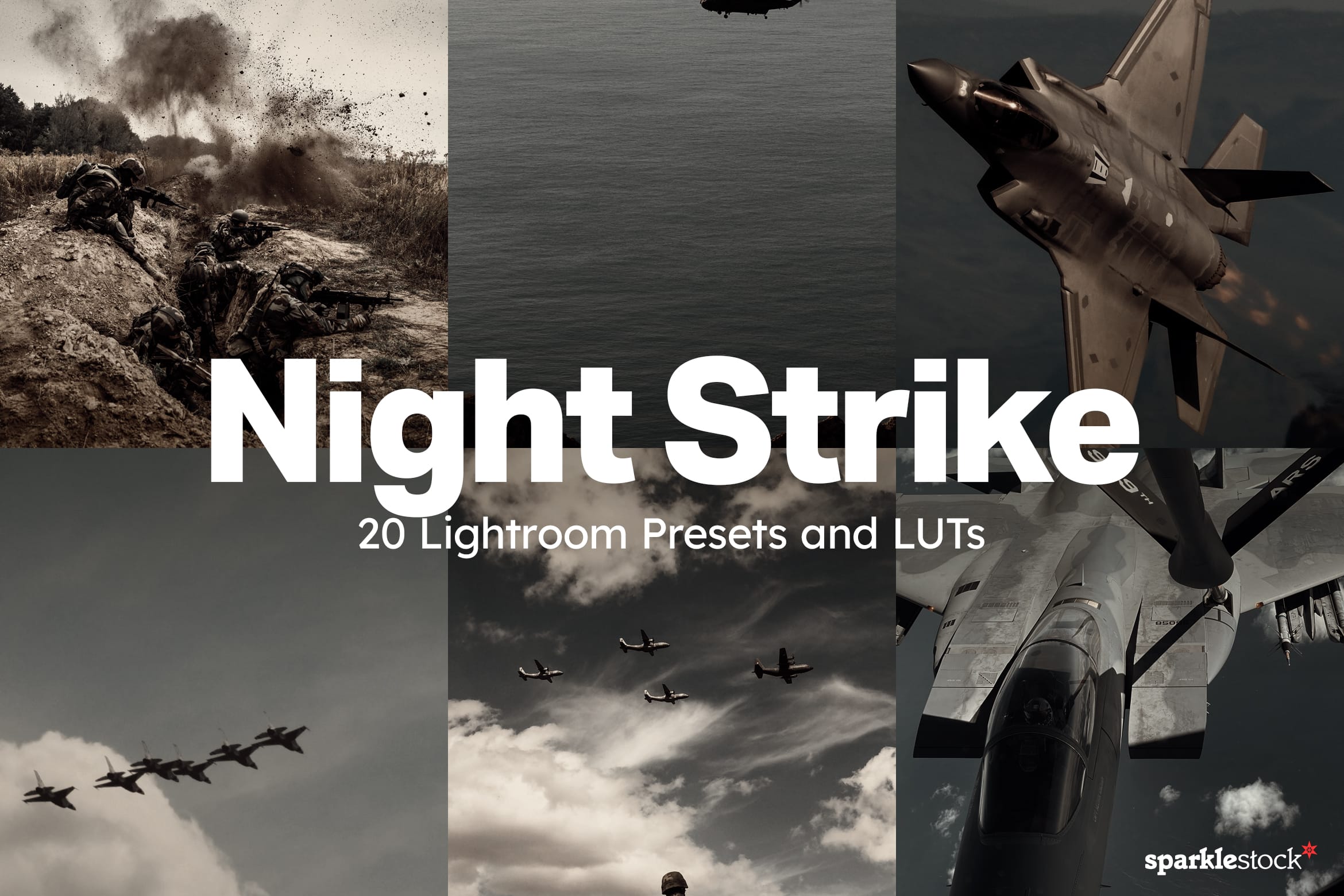 20 Night Strike Lightroom Presets and LUTs