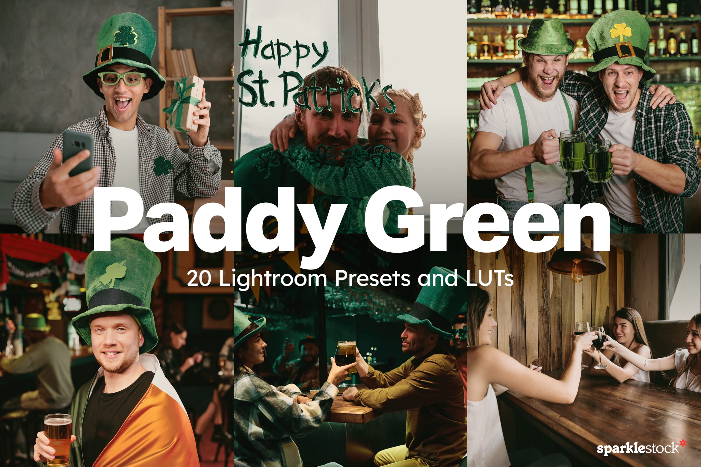 20 Paddy Green Lightroom Presets and LUTs