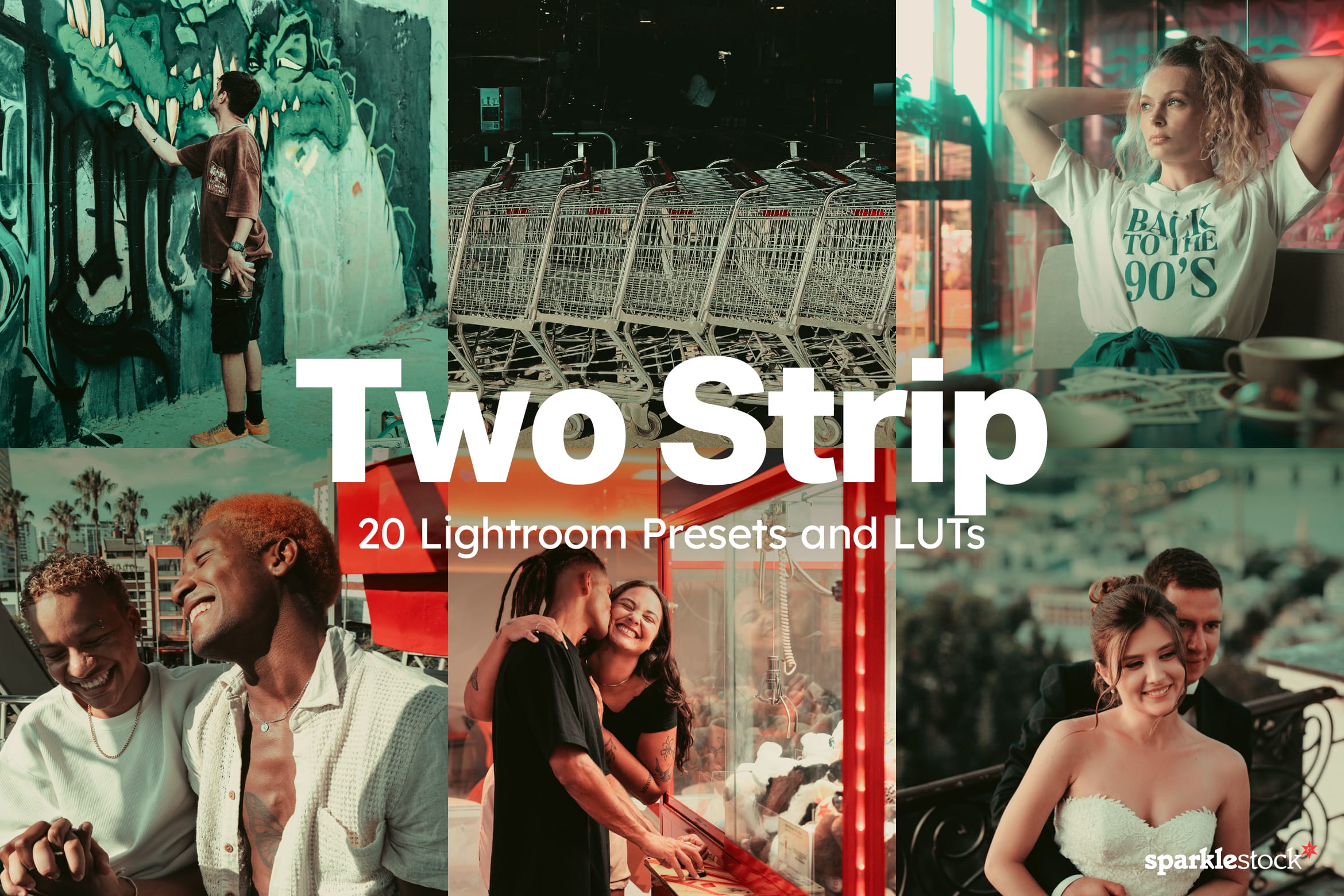 20 Two Strip Lightroom Presets and LUTs