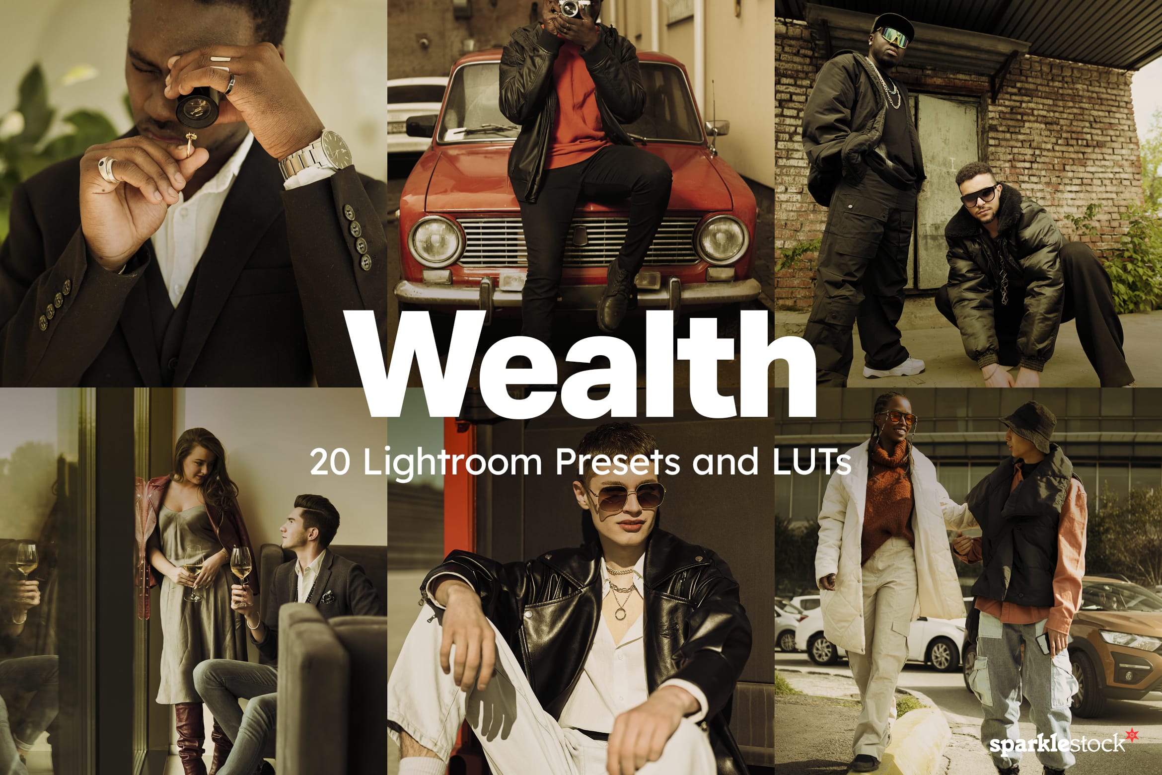 20 Wealth Lightroom Presets and LUTs