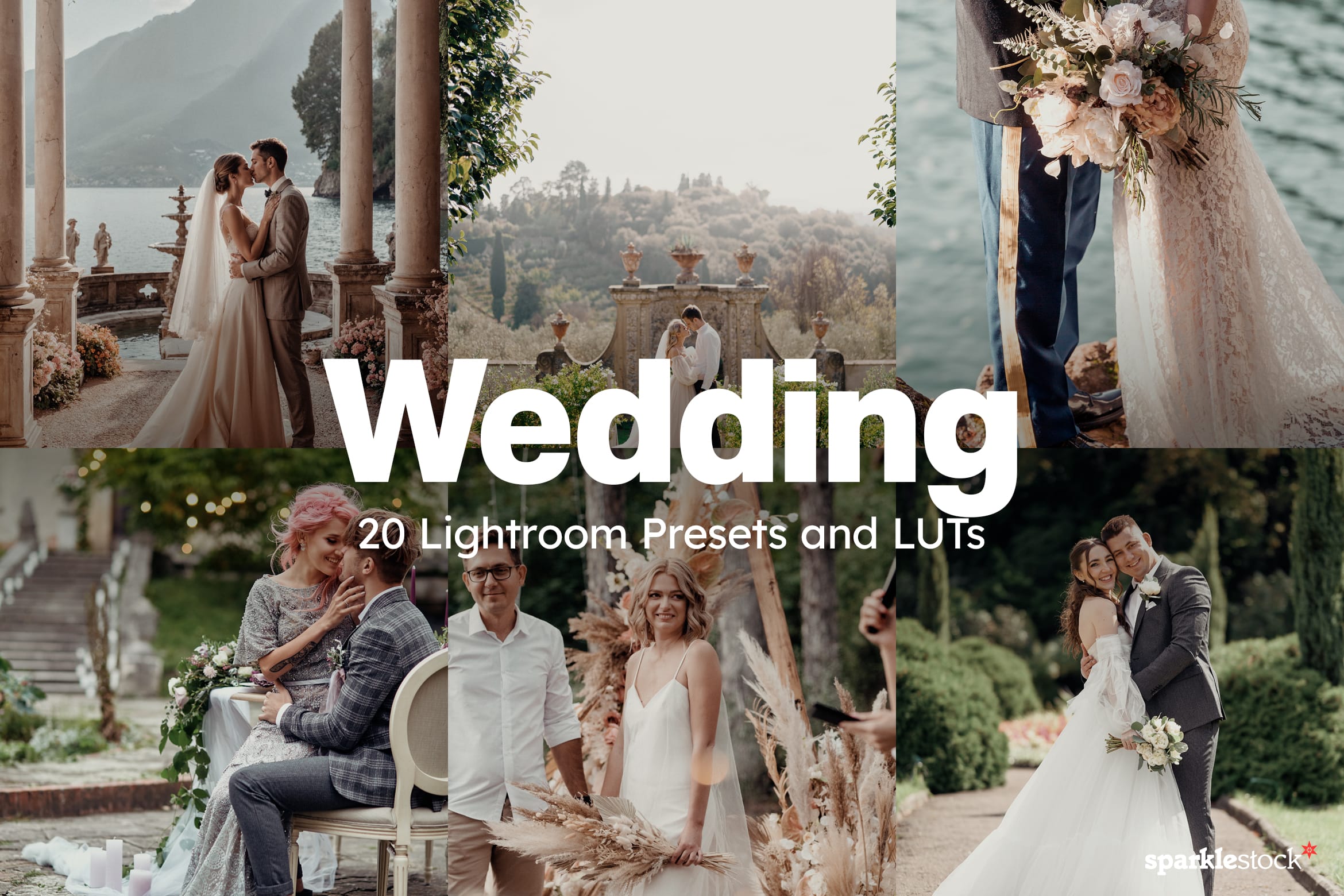 20 Wedding Lightroom Presets and LUTs