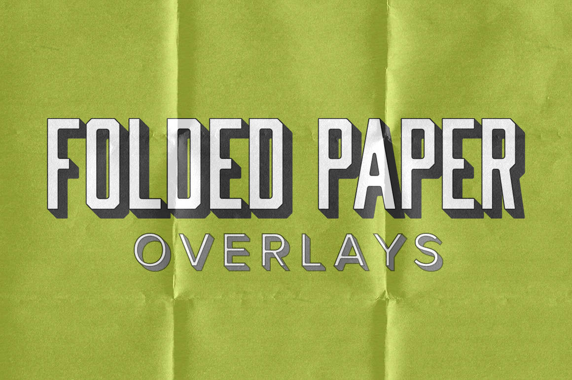 24 Folded Paper Overlays