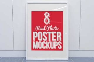 8 Real Photo Poster Mockups