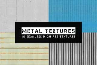 10 Seamless Metal Textures