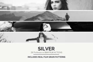 Silver – 28 Real B&W Film Emulations