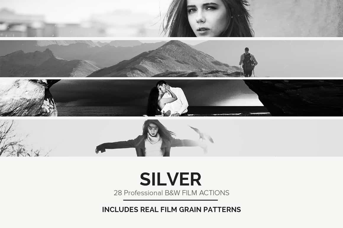 Silver - 28 Real B&W Film Emulations