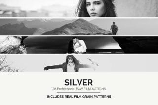 Silver – 28 Real B&W Film Emulations