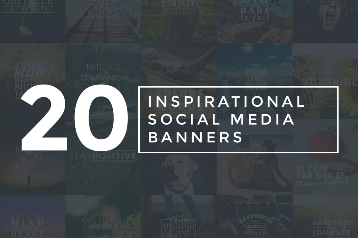 20 Inspirational Social Media Banners