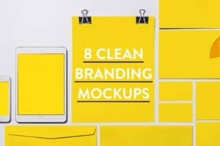 8 Clean Identity & Branding Mockups