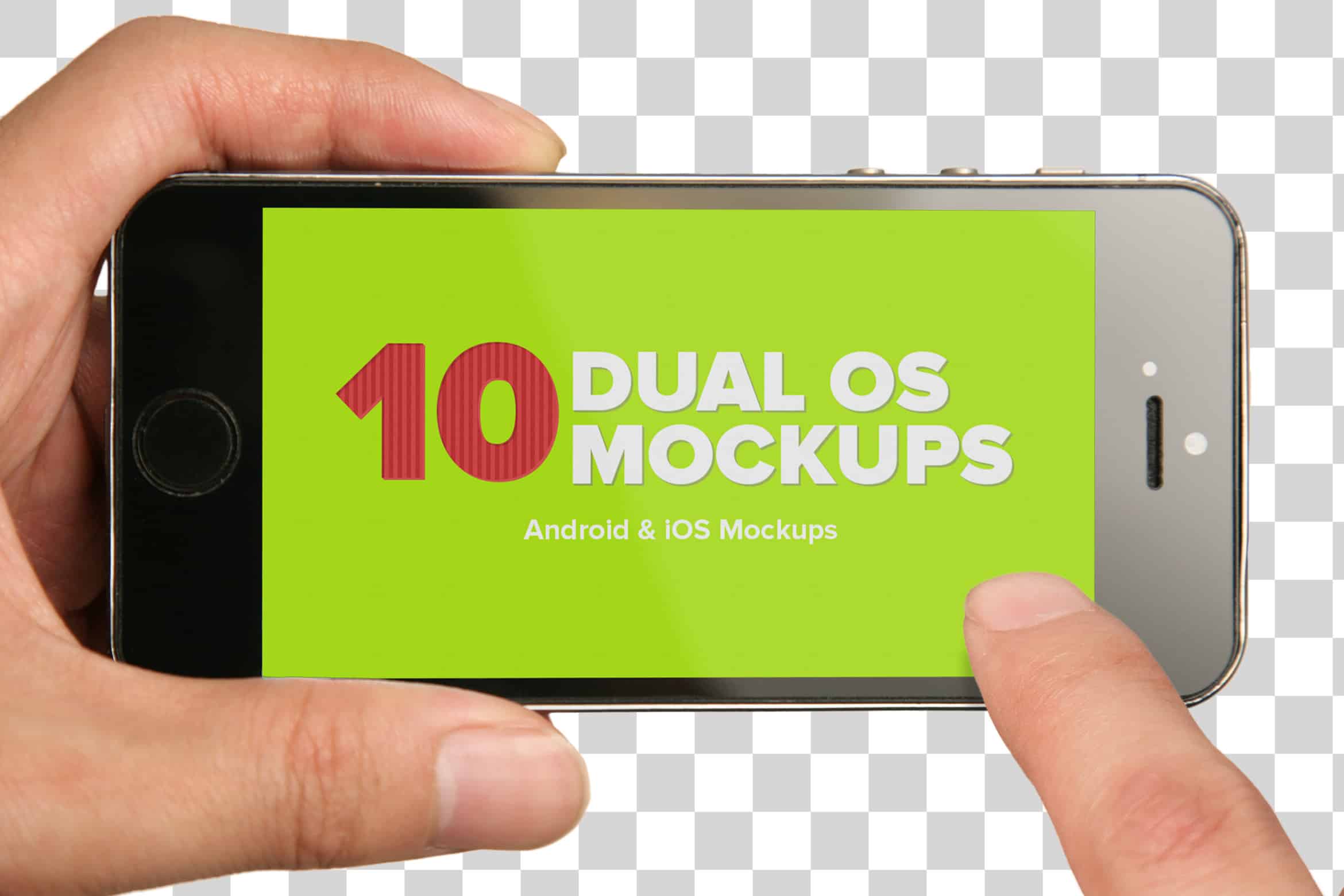 10 Dual iOS & Android Mockups