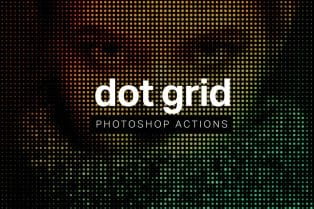 Dot Grid Photoshop Actions