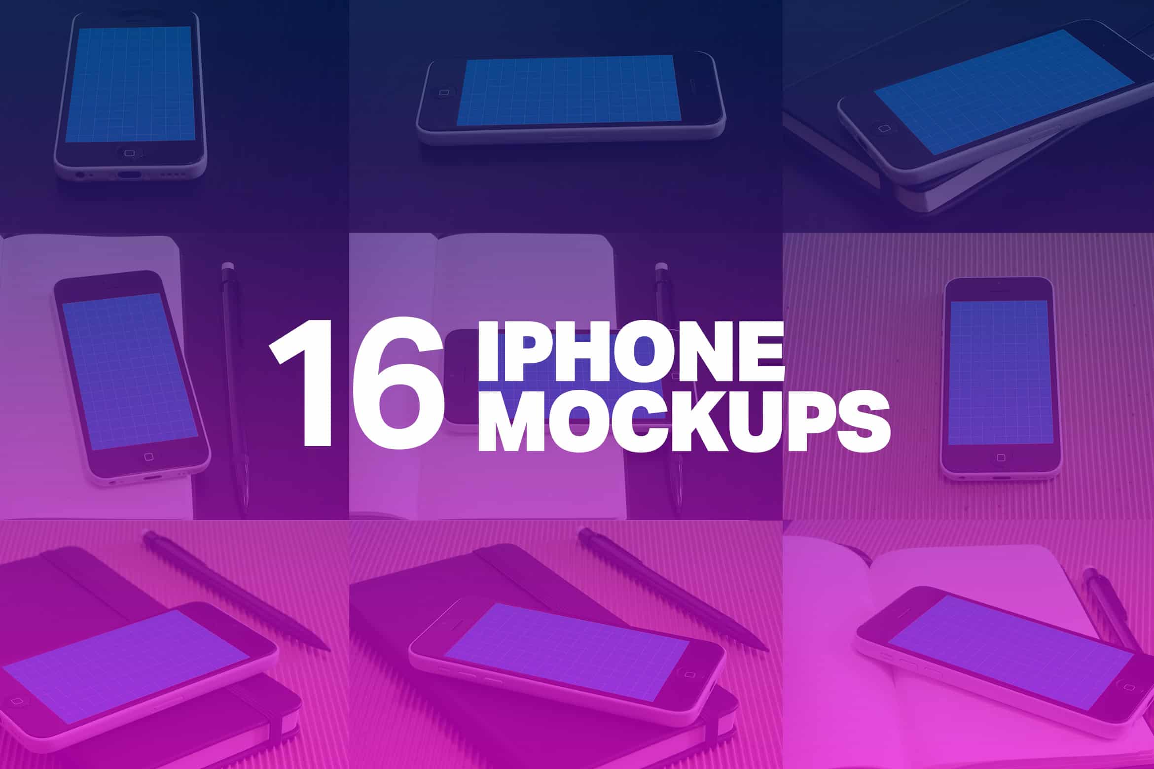 16 iPhone Mockups