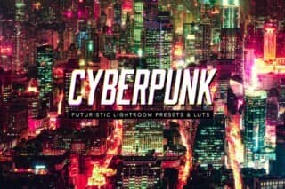 10 Cyberpunk Lightroom Presets LUTs