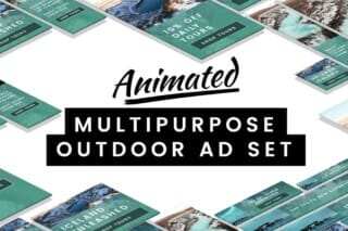 Animated Multipurpose Outdoor Ad Set
