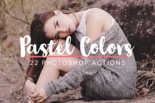 22 Soft Pastel Photoshop Actions