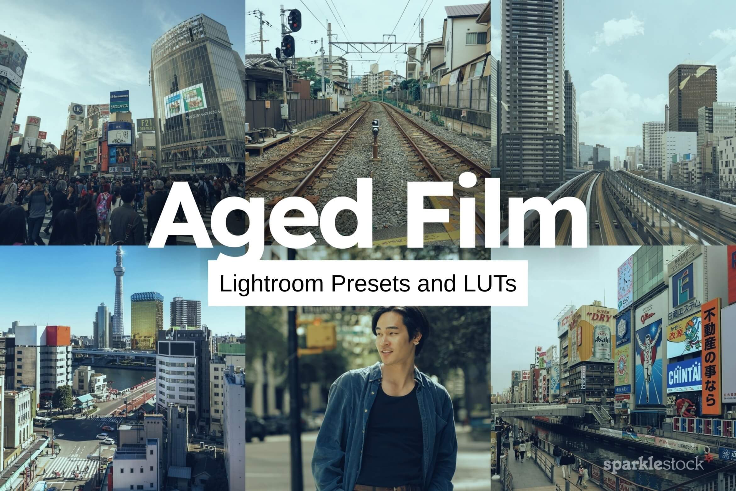 20 Aged Film Lightroom Presets and LUTs